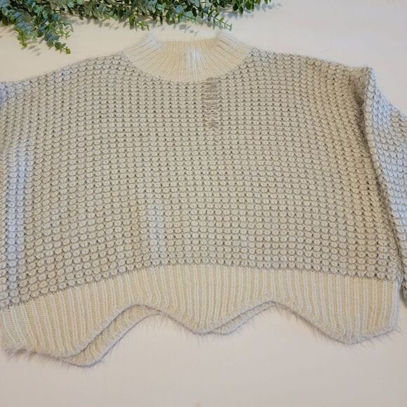 NEW FRNCH Shimmer Knit Pullover Sweater - Picture 4 of 13